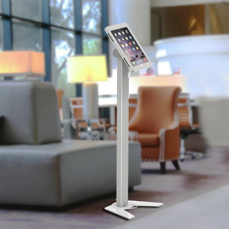 Cheap Metal Floor Stand Bracket Shelf Compatible For iPad And Tablet