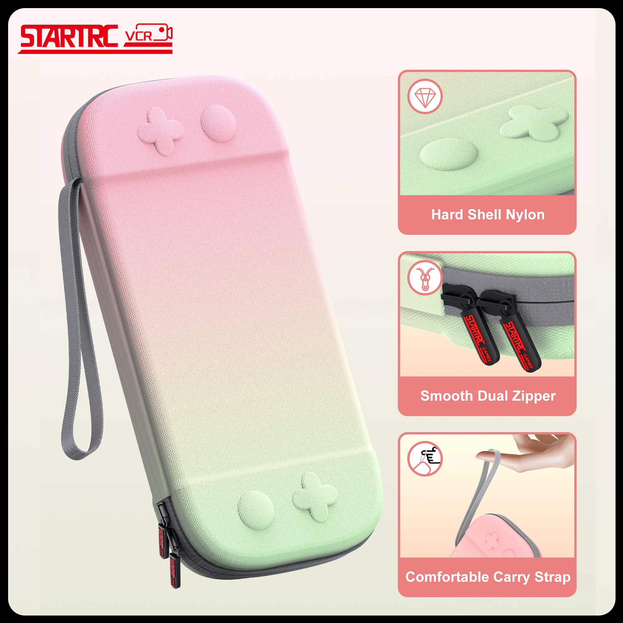 

Slim Carrying Case for Nintendo Switch 2 Hard Shell Travel Case with 12 Game Card Slots Portable Carry Bag for Switch 2 Console