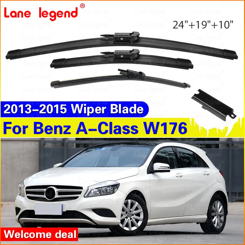 Front Rear Wiper Blades For Mercedes Benz A Class W176 2013 2014 2015 AMG A Klasse A200 A180 A160 A45 Brushes Cutter Accessories
