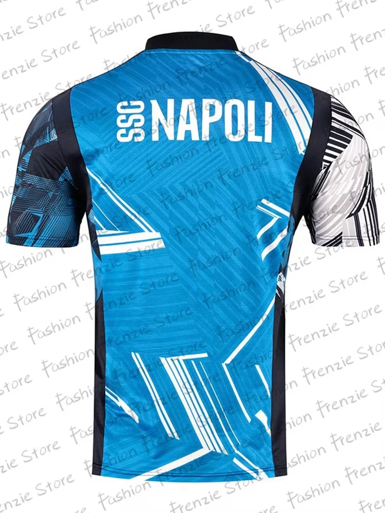 24/25 Hot Sale Men's Football Jerseys New Arrivals Napoli Jersey Short-Sleeve Football Shirts Team Training Uniform Summer Tops