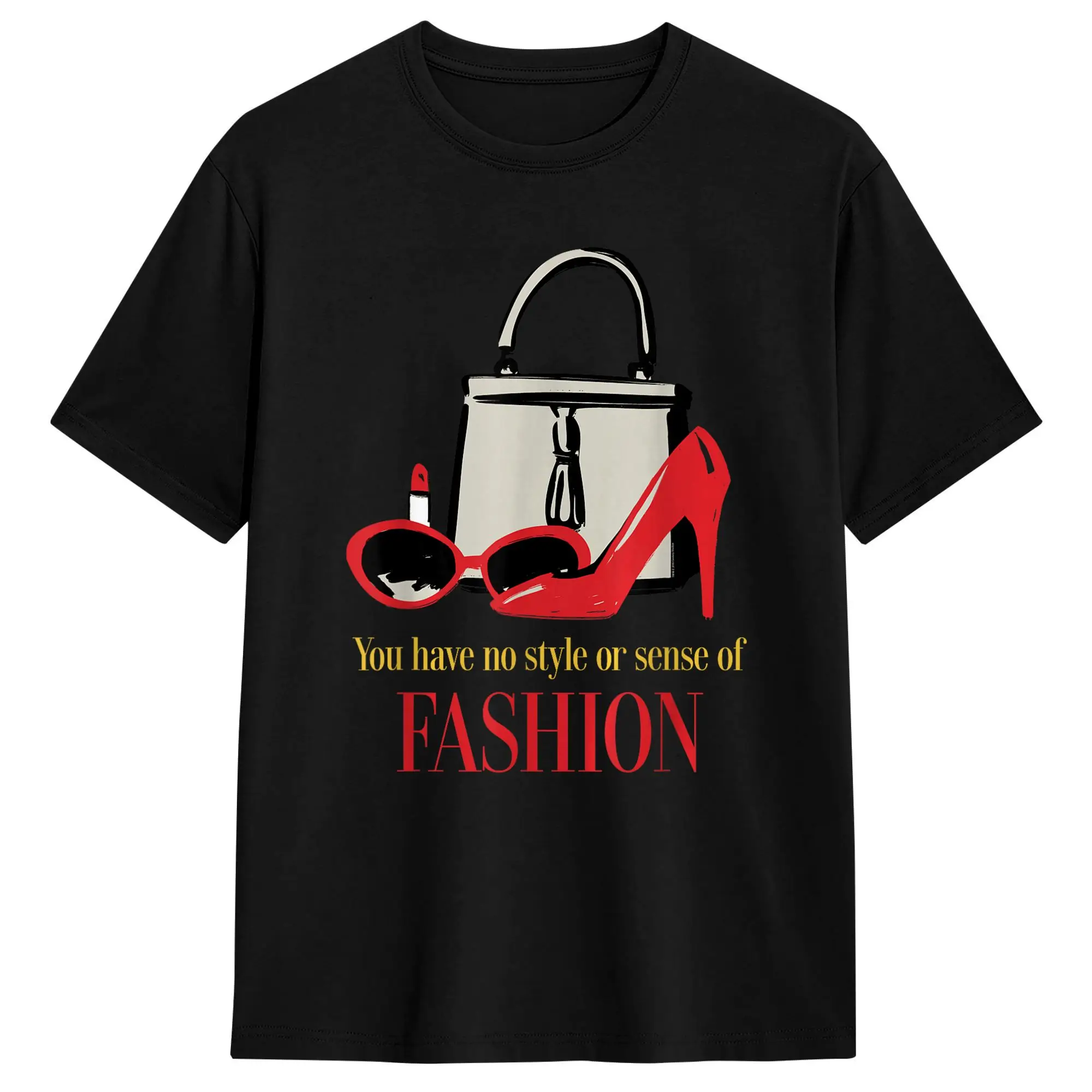The Devil Wears Pradad Judging You Miranda Priestly Pop Art T Shirt Man Y2K Basic T Shirts Beach Crew Neck Hip Hop Tee Shirt