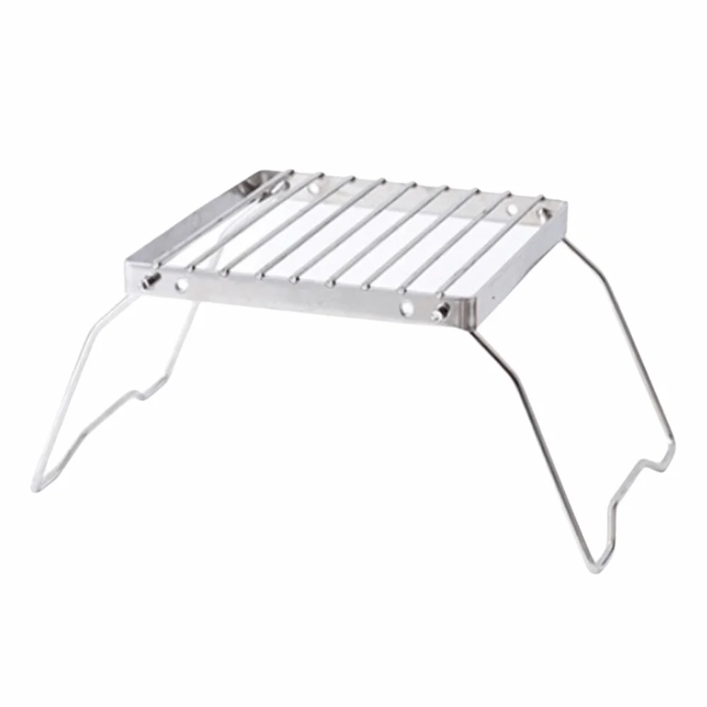 

Прочный портативный мини-гриль из нержавеющей стали с сумкой для хранения, регулируемый складной гриль для пикника