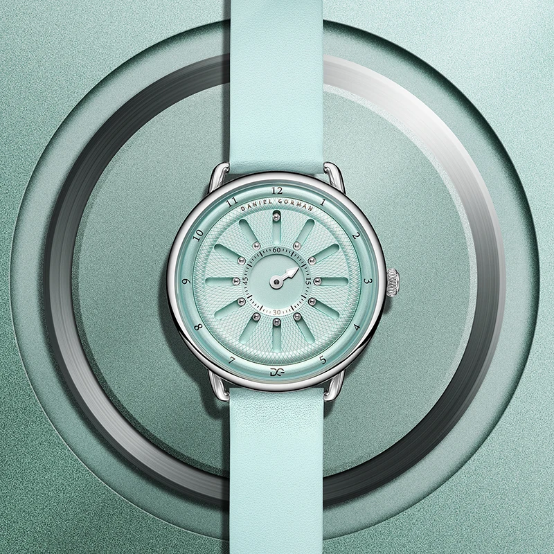 Luxury Quartz Watch Unisex Unique Ball Bearing Dial Creative Design Stainless Steel Fashion Wristwatch for Men And Women