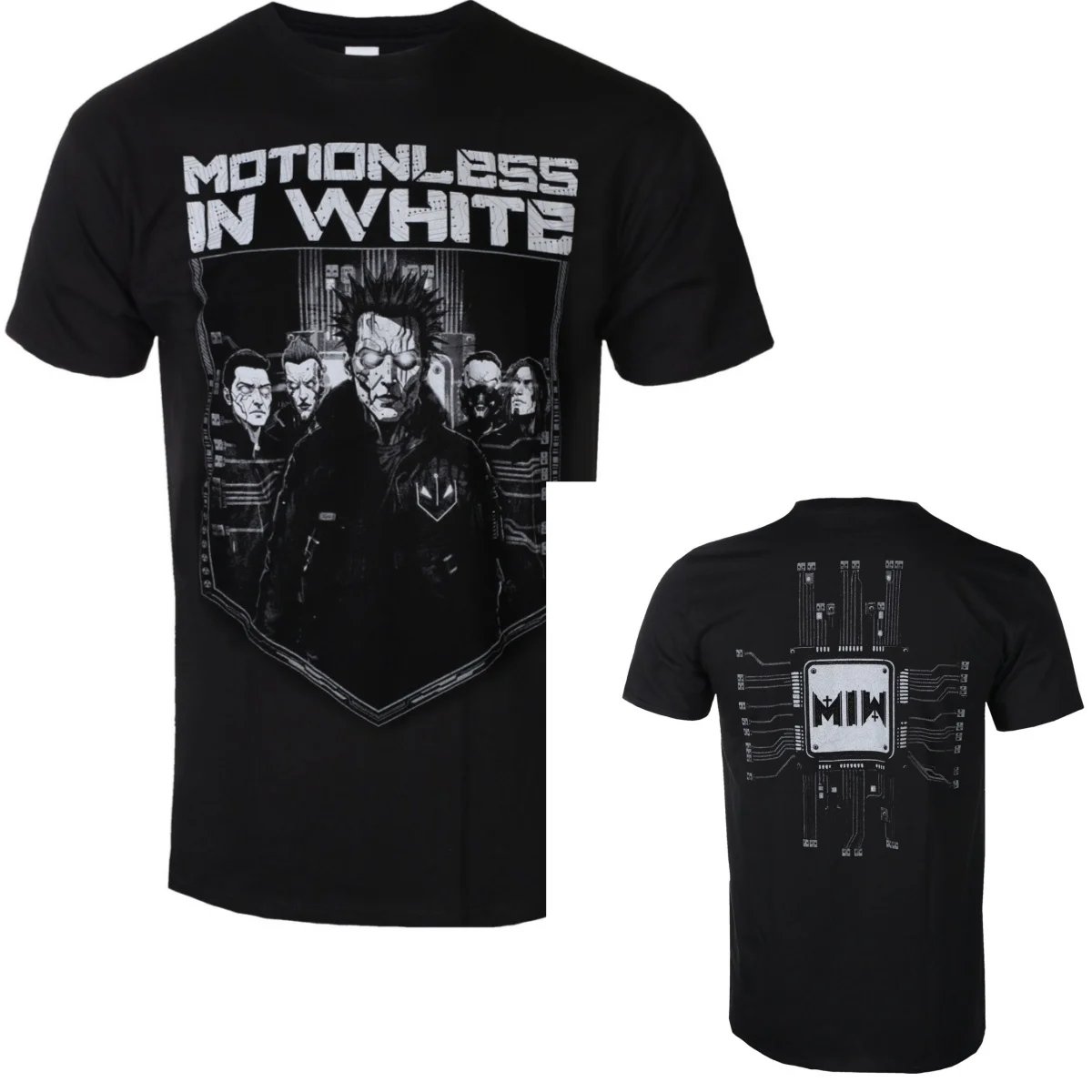 Motionless in White Graphic Cotton Band T-shirt Unisex Summer Short Sleeve Fashion Brand Tee Luxury Casual Vintage Tees