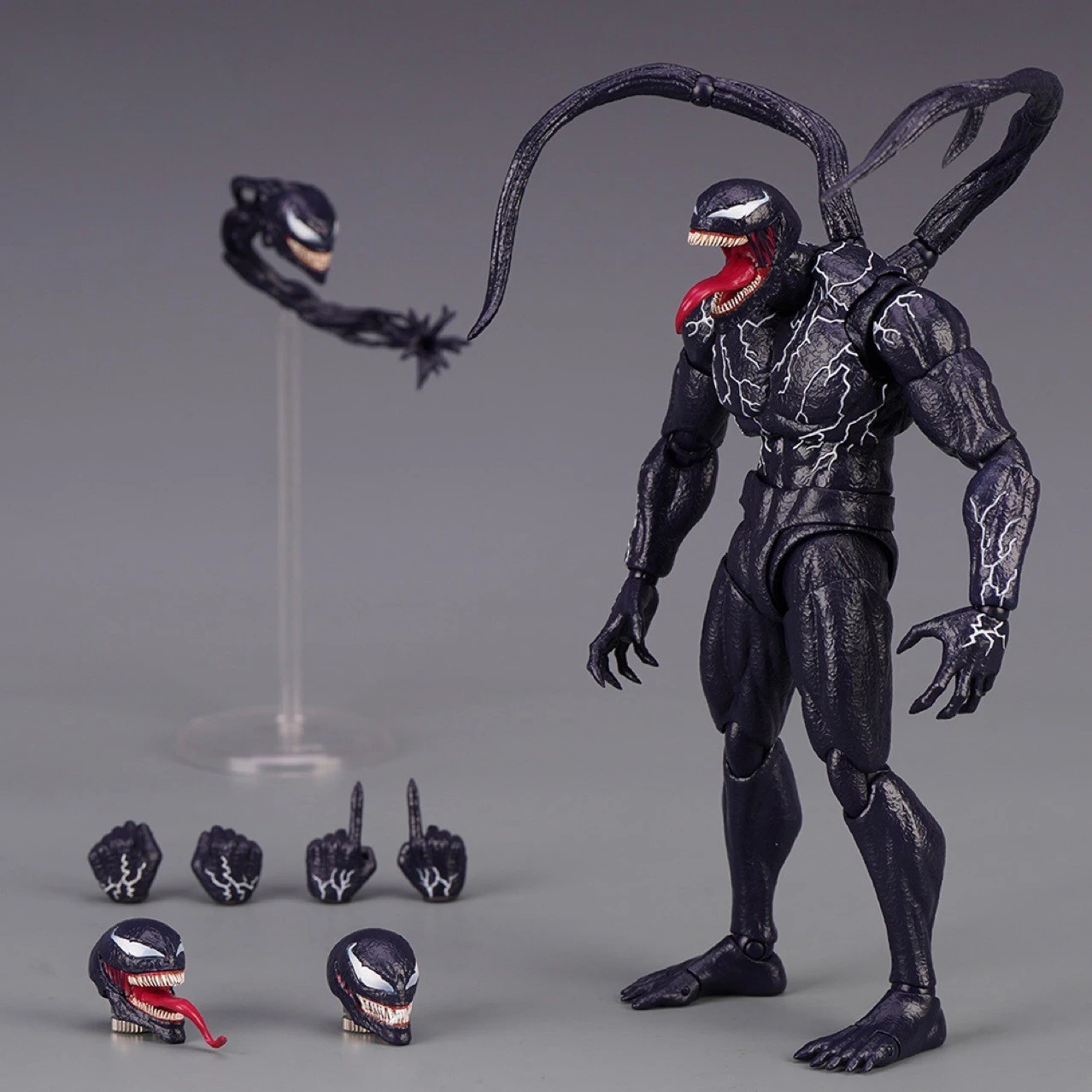 Venom 2 SHF Anime Figura Leggende Serie Action Figurine Modello in PVC Collezione di bambole Gk Statua Modello Bambole Giocattoli per bambini Regali