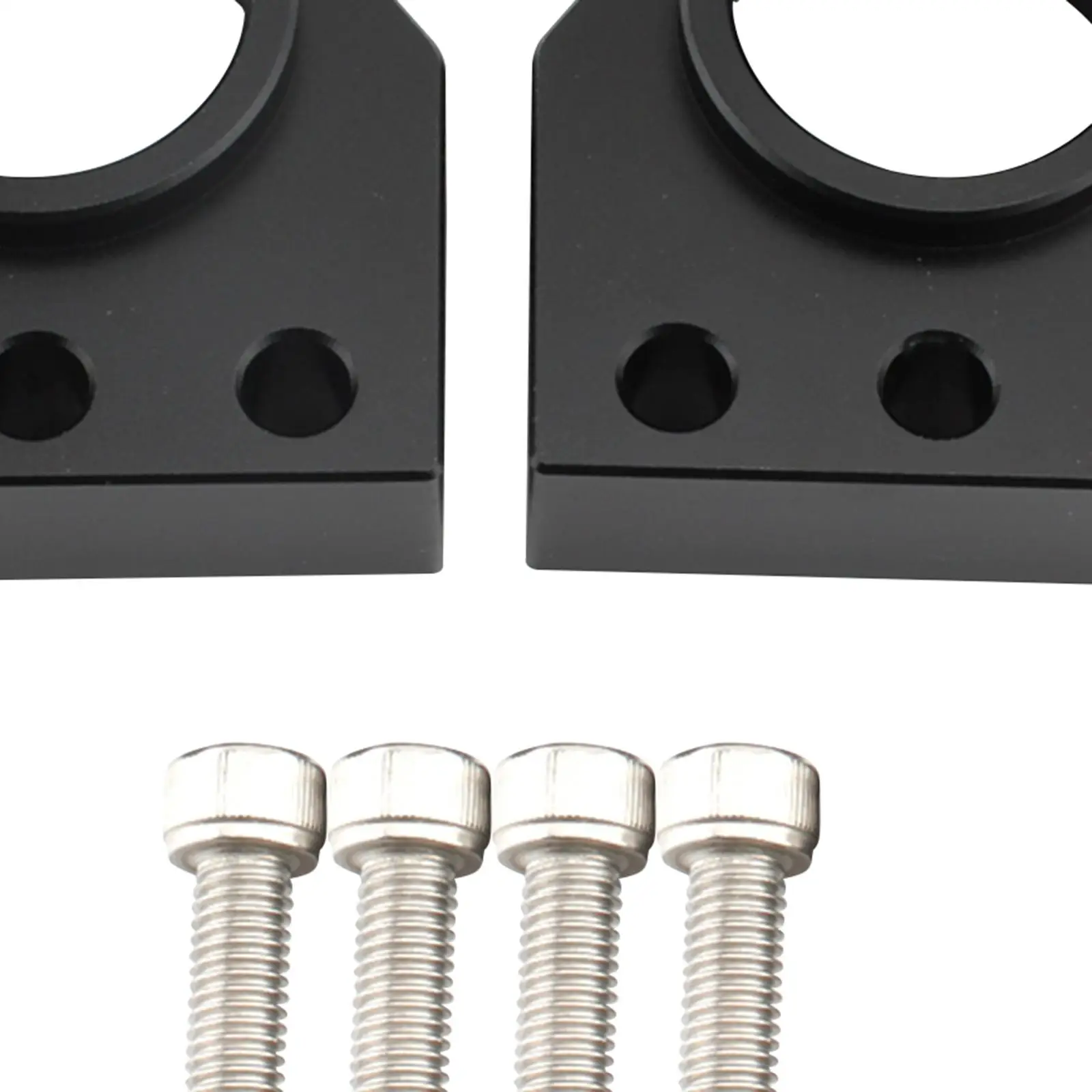 2x Motorcycle Handlebar Riser Parts Aluminum Alloy Lifting Handle Bar Mount Risers 20mm Heightened for Kawasaki Zzr-600 view 5