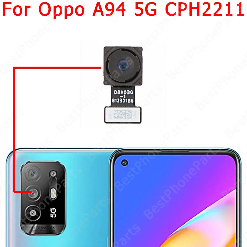 For OPPO A91 A93 4G A94 5G A96 Big Back View Front Selfie Backside Rear Camera Module Replacement Spare Parts Repair