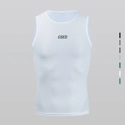 CSED Sleeveless Cycling Base Layer for Men Lightweight Breathable Fast Drying