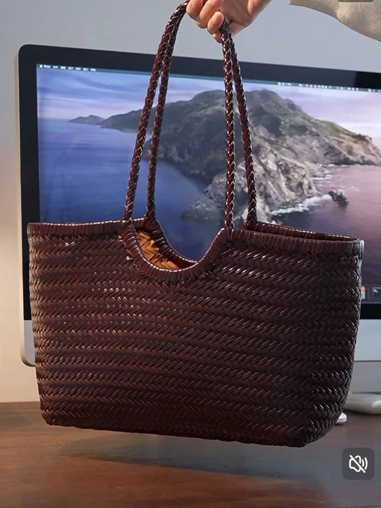 

Модная простая женская сумка из натуральной кожи ручной работы \ сумка, повседневная простая женская сумка из натуральной кожи под мышками, высокое качество