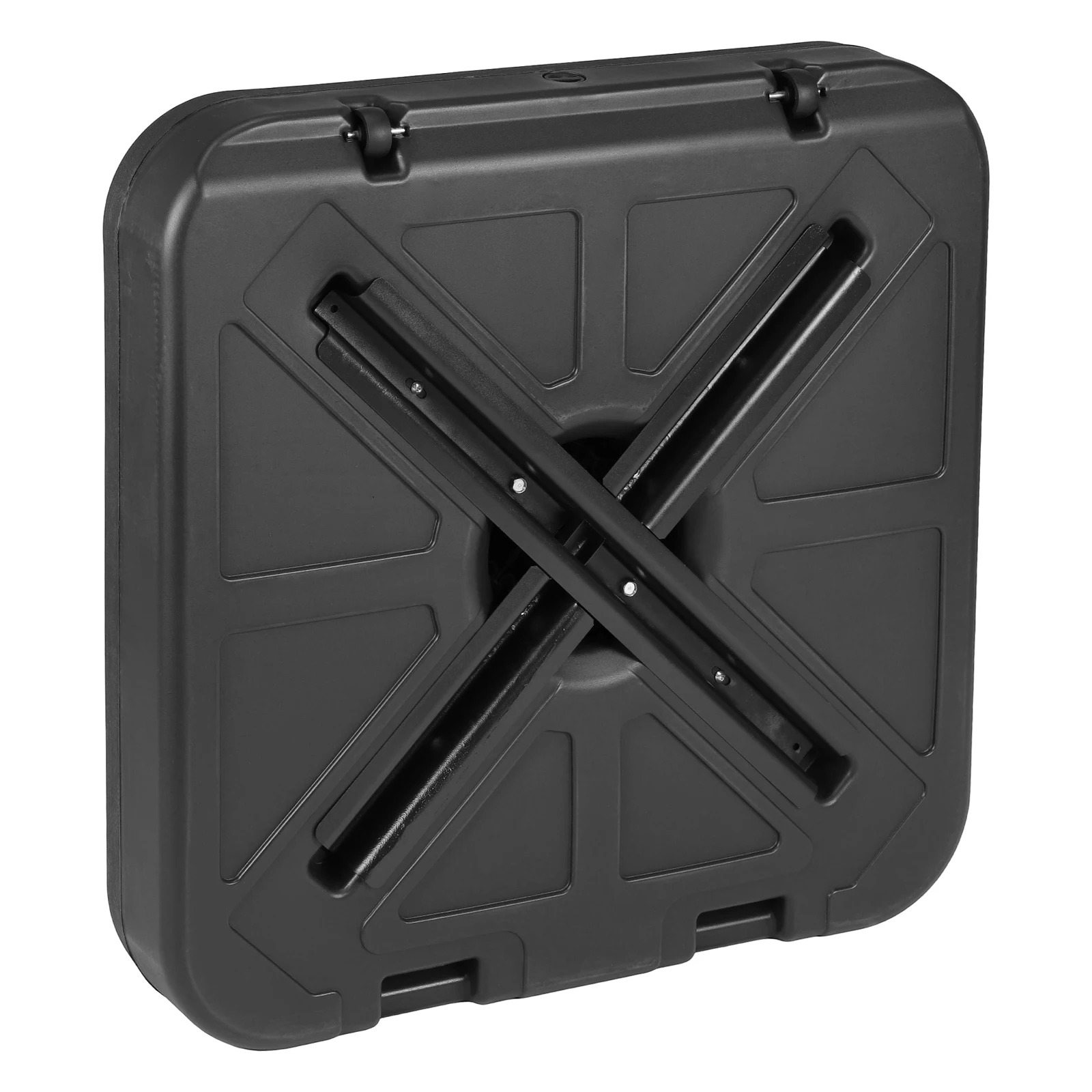 

Cantilever Patio Umbrella Base with Wheels Water & Sand Filled Umbrella Base 130KG Capacity for Garden Backyard Deck Poolside