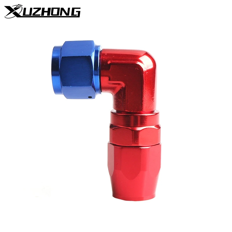 Aluminum AN10 Straight 90 Degree Oil Fuel Line NPT PLUG Swivel Hose End Fitting Adapter