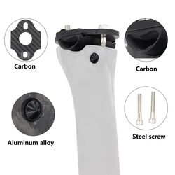 Carbon Fiber Bicycle Seat Post Top Cap with Screw For F12 Seatpost Carbon Top Cover Stem Cover
