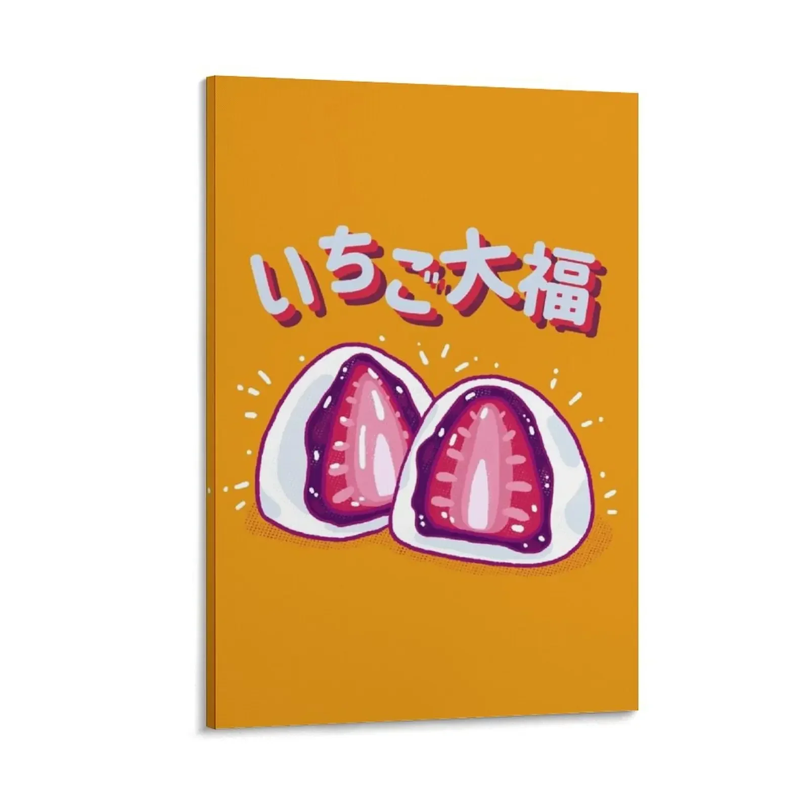 

Strawberry mochi Canvas Painting living room decoration anime poster accessories for home decor