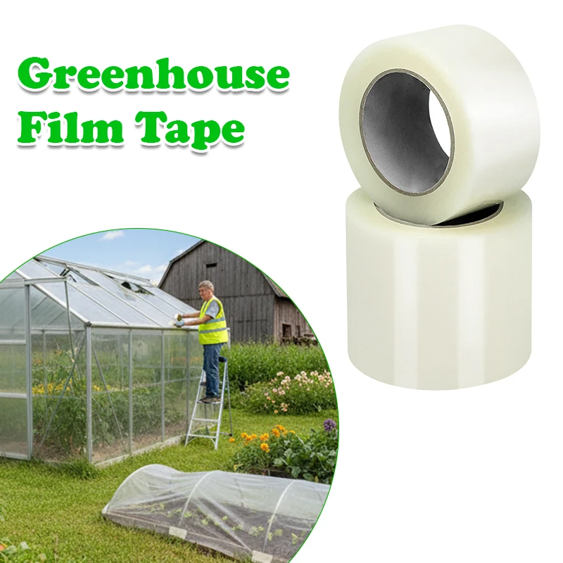 

10m Transparent Film Repair Tape UV Resistant Agriculture Film Repair Tape Greenhouse Strong Adhesion Sheeting Tape Repair Patch
