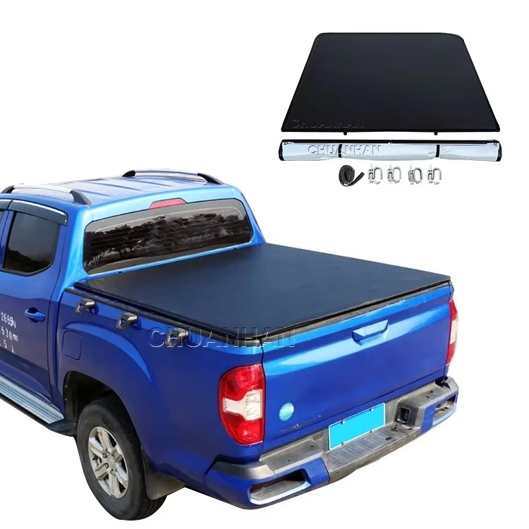 

2016-2022 L200 Sierra 3500 Rolling Truck Bed Cover Soft Roll-up Triton Tonneau Cover for Tacoma Pickup Trucks