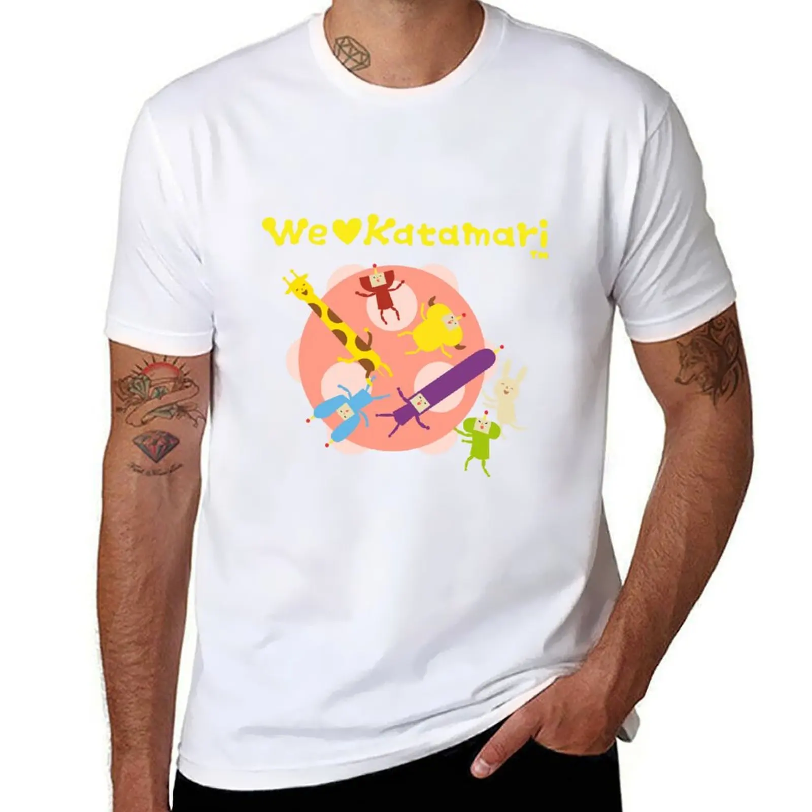 

We Love Katamari T-Shirt man t shirt cotton t shirt man designer T-Shirt