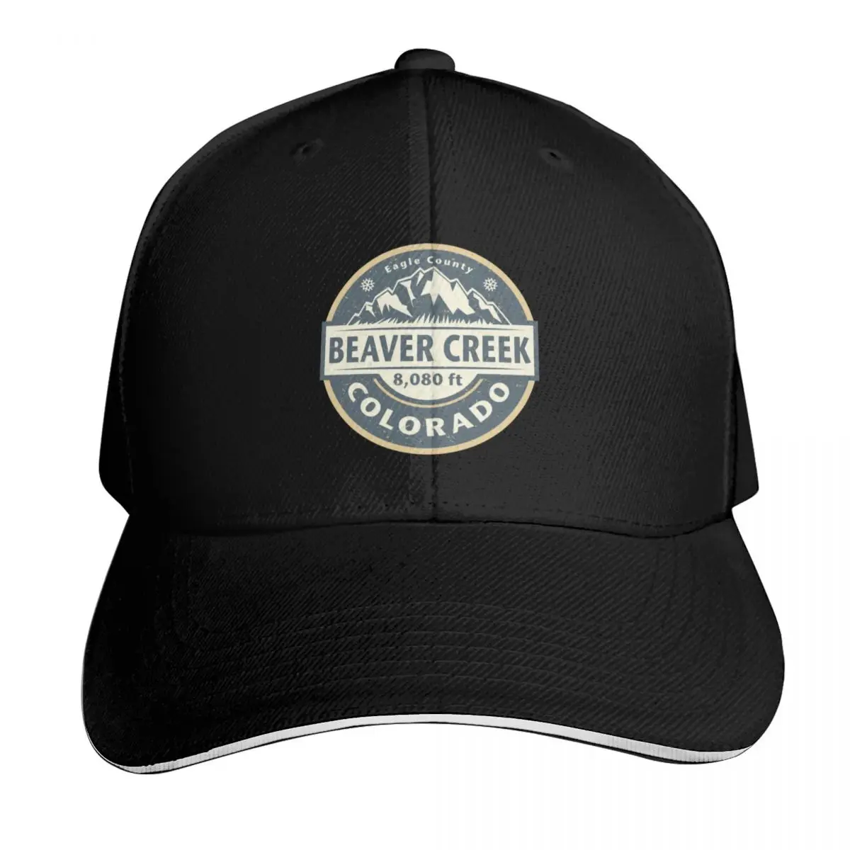 Beaver Creek, Colorado Baseball Cap Snapback Flat Bill Strapback Dad Hat Six Panel Structured Crown