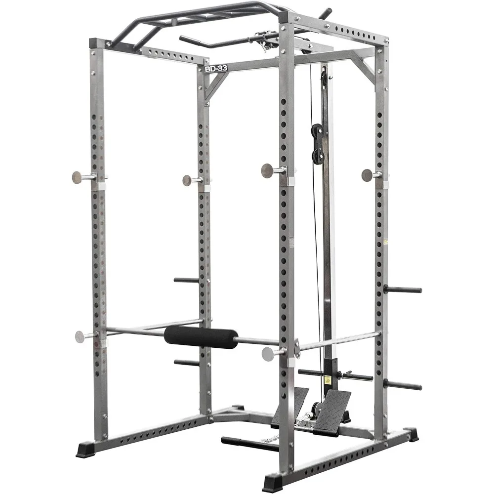 

Heavy Duty Power Rack - Squat Rack Combo - Power Cage Bundle Options Available - Weightlifting Home Gym
