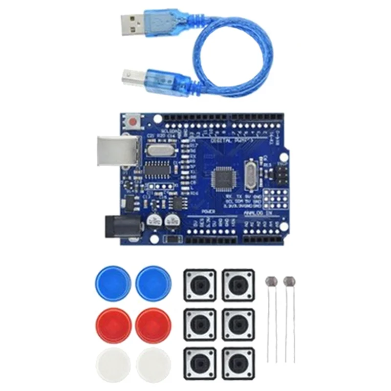 【COOL】Untuk UNO R3 New Maker 400-Hole Set Switch Breadboard Sensor Obstacle Avoidance Module Lampu LED
