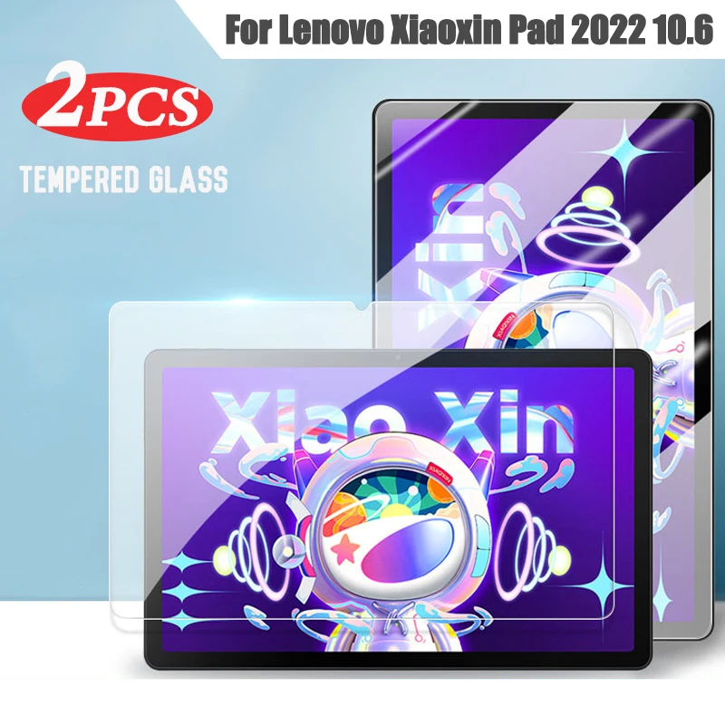 

9H закаленное стекло для защиты экрана для Lenovo Xiaoxin Pad 2022 10,6 ''стекло TB125FU TB128FU без пузырьков защитная пленка