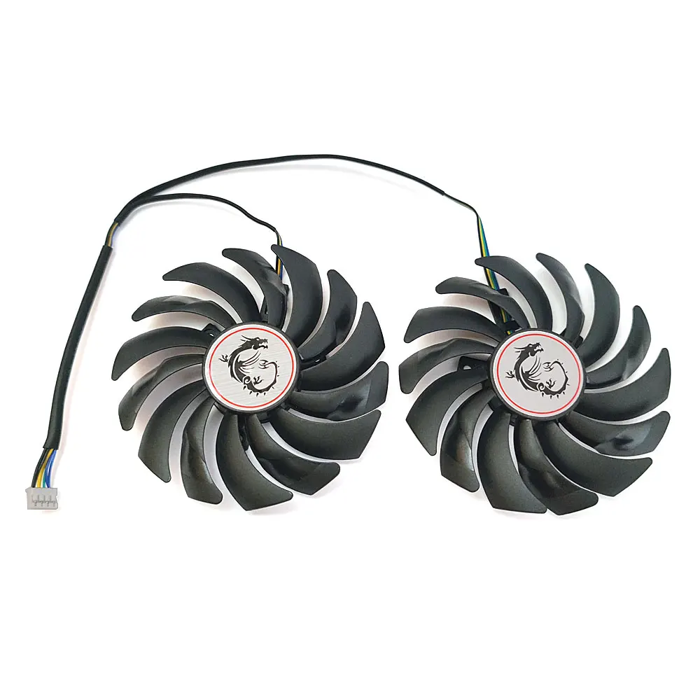 Mới 95MM 4PIN PLD10010S12HH GTX 1080 1070 1060 GPU Quạt Cho MSI RX470 480 570 580 、 GTX 1080 Ti 1070 1060 Video Thẻ Quạt Làm Mát