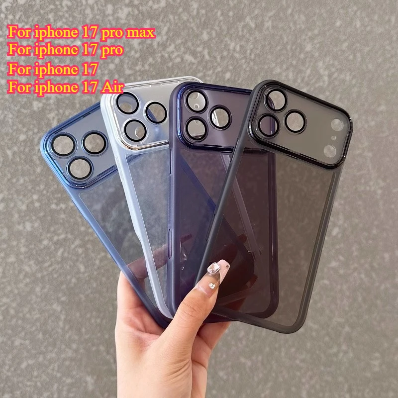 

Для IPhone 17 Pro Max 17 Air Clear TPU Защитная пленка для объектива камеры Чехол для Iphone 17pro Прозрачный мягкий силиконовый чехол