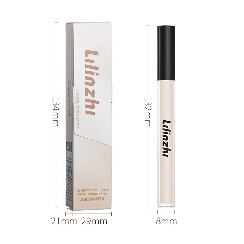 Corretivo líquido para olhos à prova d'água, ilumina a pele, tom quente, contorno facial, iluminadores foscos para beleza feminina