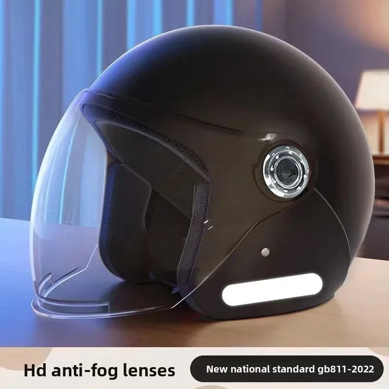 Four-season Universal E-bike Motorcycle Helmet  Anti-fog Drop-resistant Warm motorcycle helmet casco moto motorcycle accessories