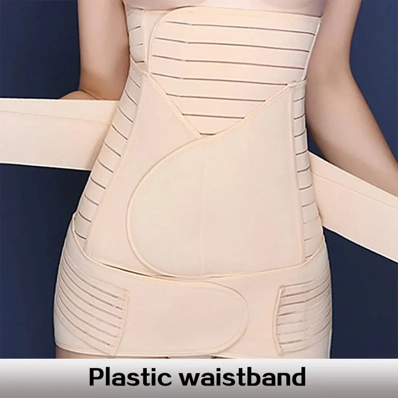 Sexy Bodyshaper Women Shapwear Control Slimming Female Breathablehigh Waist Gastric Girdle Tummy Tuck Pelvic Girdle 3-In-1 Belt