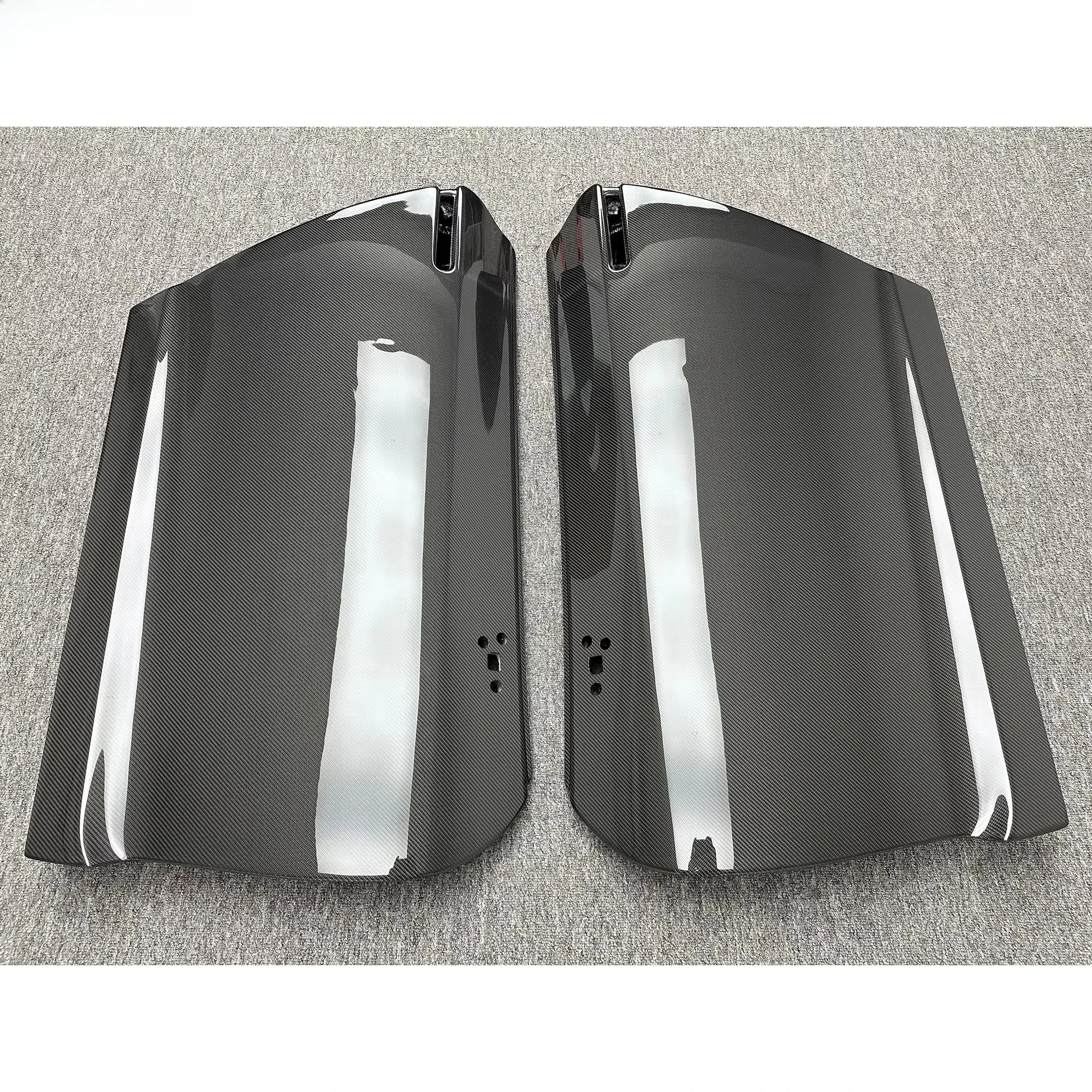 لوحة باب من ألياف الكربون الجافة على طراز OEM لنيسان R35 GTR 2008-2016 مجموعات هيكل كربون كاملة أجزاء لوحات أبواب السيارة خفيفة الوزن #4