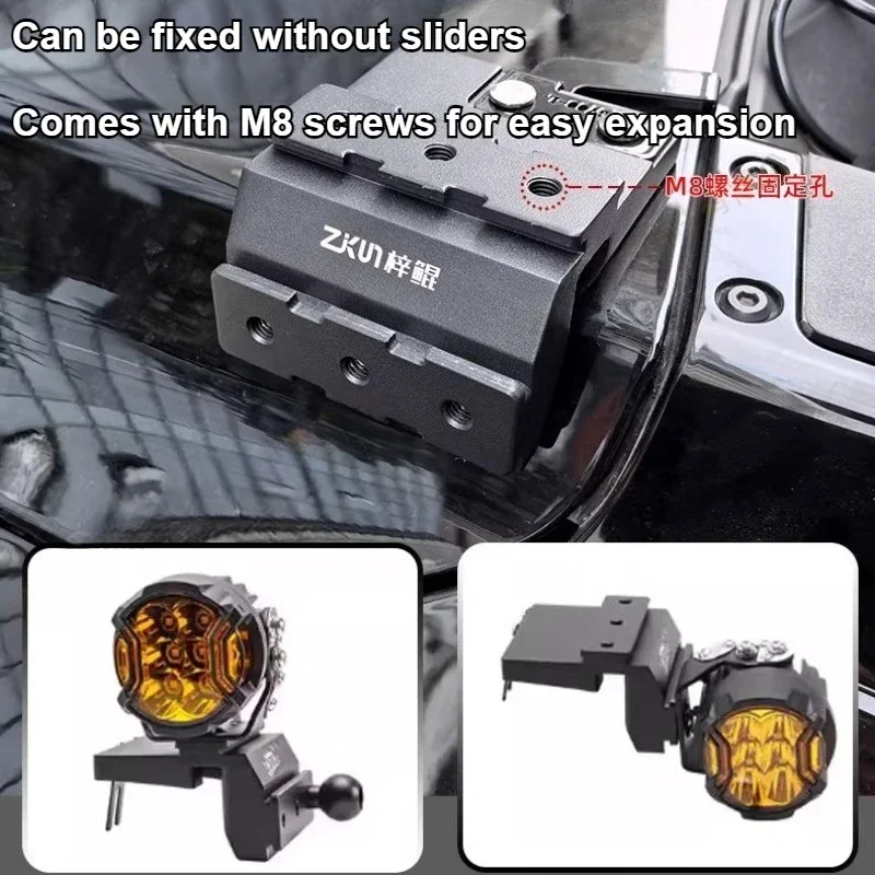 Car A-Pillar Dual Lamp Expansion Bracket For Jetour G700 2025 12V LED Spotlight Quick-Release Lamp Stand Modification Accessory