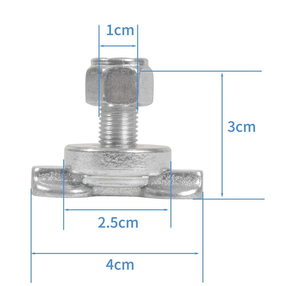 M10*30MM Hook Tie Down Rope With Washer and Mounting Screws Anchor Point L Track Threaded Stud Fit For Car Boat ropes Cord Strap