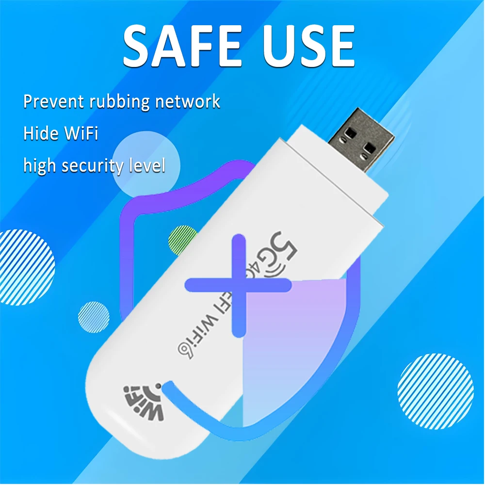 TIANJIE WiFi 6 4G LTE Portable Hotspot Router-Global Travel,150Mbps,Multi-Device,Secure MIMO Compact for Home/Office/Outdoor