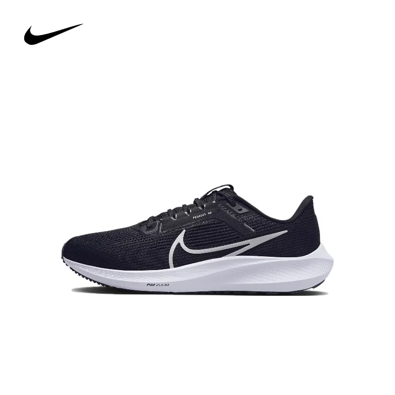 

Nike Air Zoom Pegasus 40 Comfortable Fit Low cut Marathon Running Shoe for Men, Black