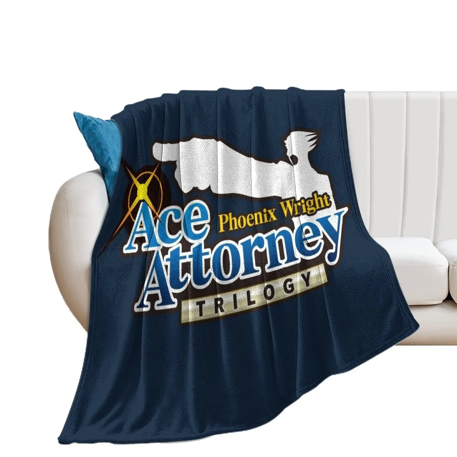 

Ace Attorney Trilogy Throw Blanket for sofa Sofas Blankets