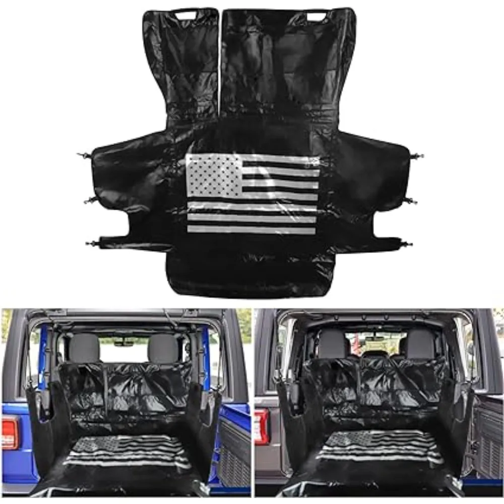 

Car Trunk Cargo Cover Rear Liner Seats Storage for Jeep Wrangler JK 2007-2017 and for Jeep Wrangler JL 2018-2019