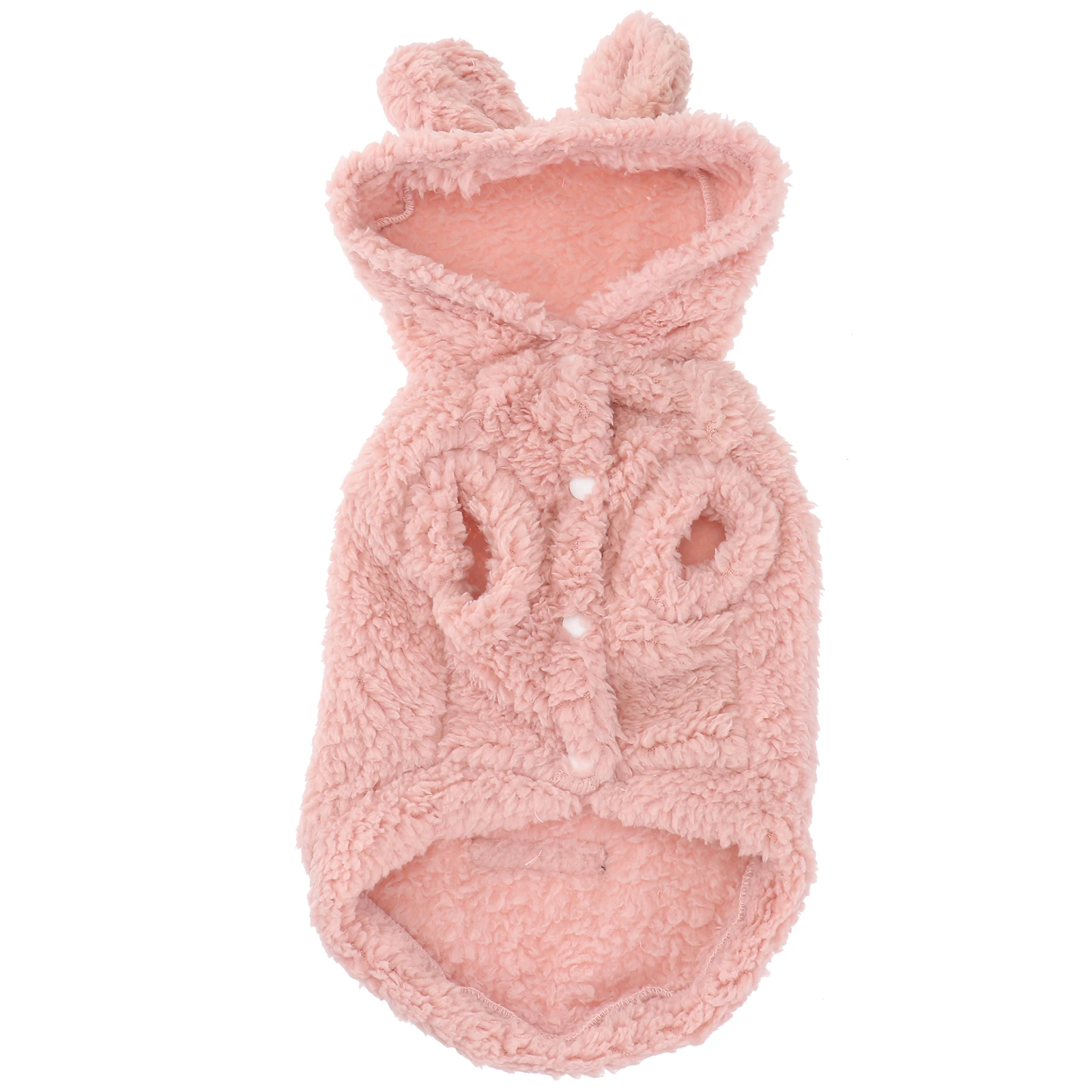 

Winter Clothes Pet Hoodies No Sleeve Bear Ears Buckle Closure Warm Sweaters Fashion Puppy Knitwear Outdoor Photos Christmas
