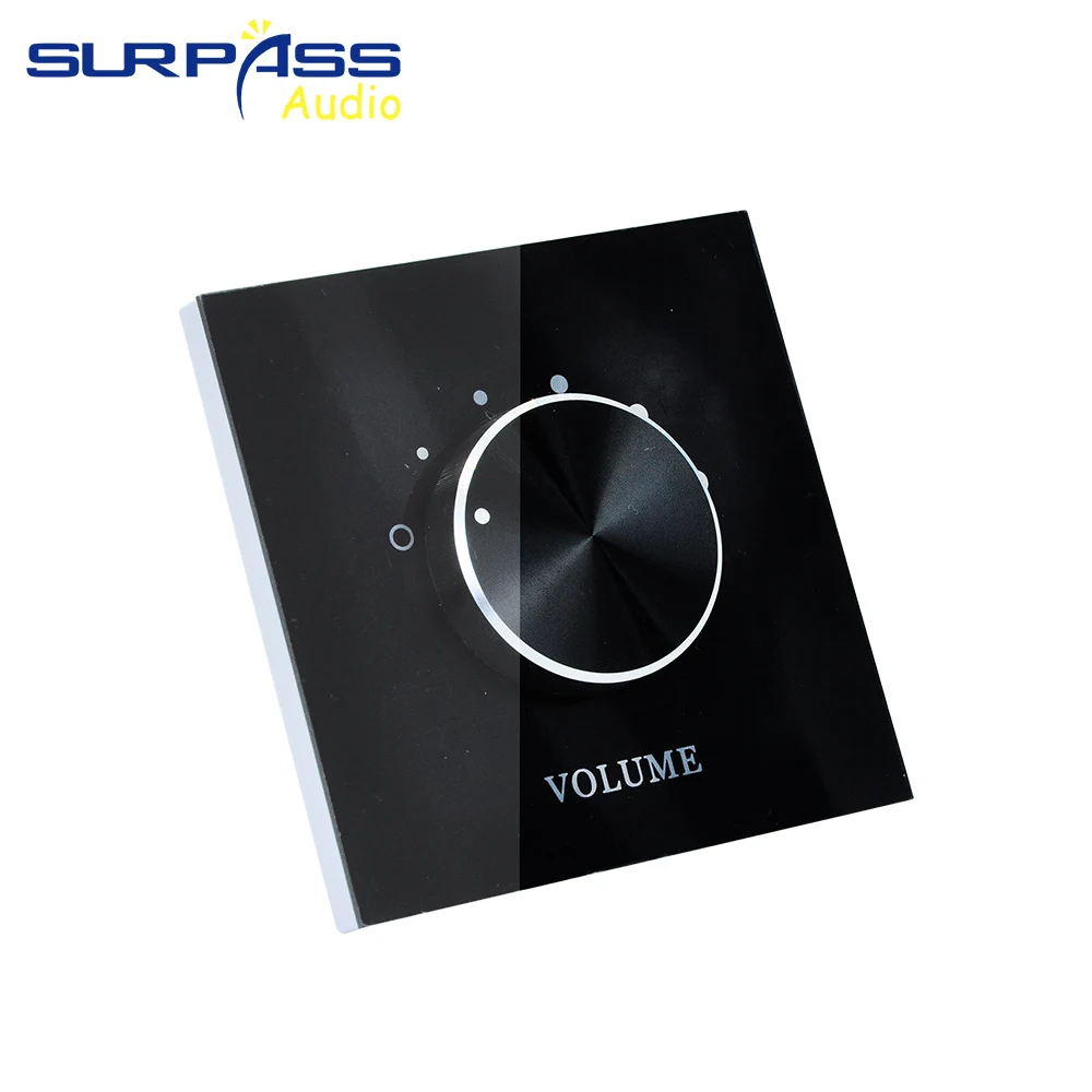 Акриловый стерео-тюнинг, управление 5 регулировками громкости, 2-канальный музыкальный контроллер с фиксированным сопротивлением для динамика, усилителя, домашнего деко