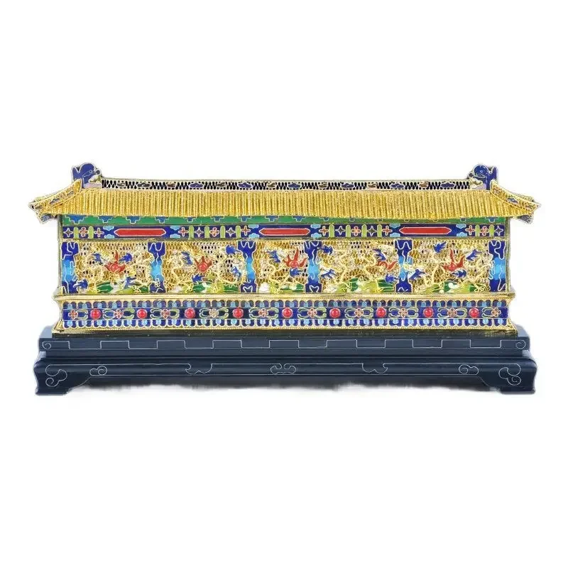 Home decoration ornaments, copper tire filigree enamel handicrafts gifts office ornaments