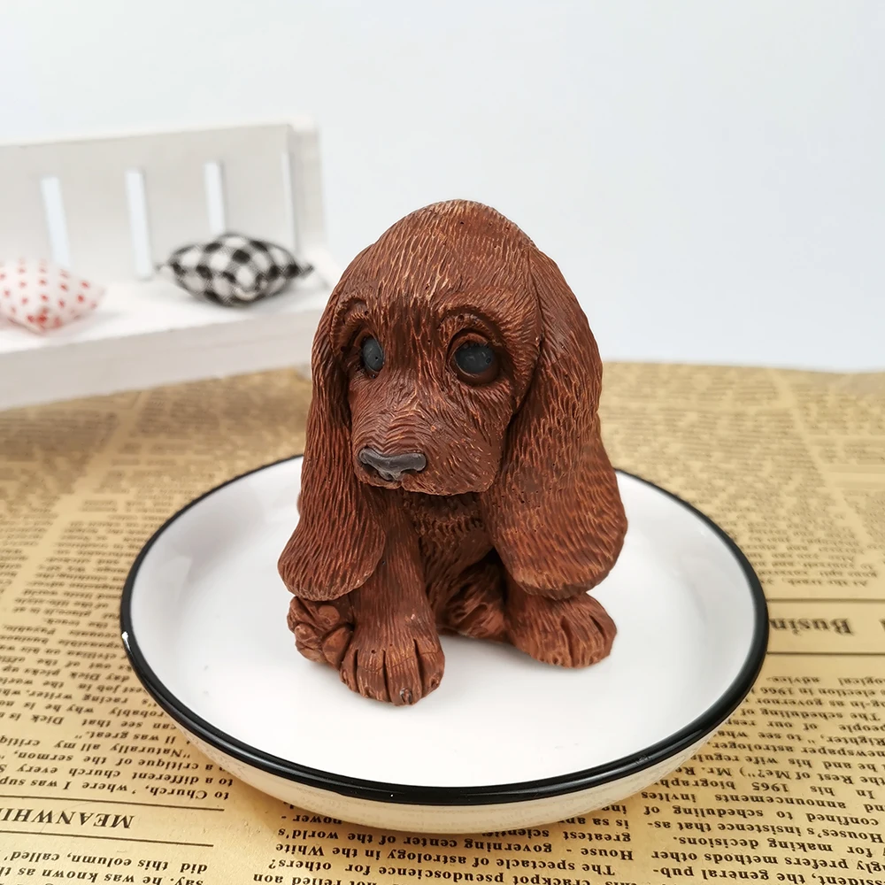 

PRZY Dog With Big Ears Soap Mold Silicone Mousse Cake Molds Mold Silicone 3D Cute Cartoon Toy Puppy Fondant Mould