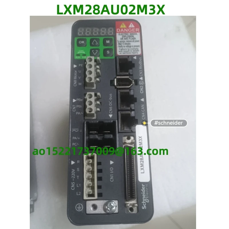 Original lcm28au02m3x servo drive 200w Second-hand 9-layer new test is 100% OK LXM28AU02M3X AC servo drive 200W