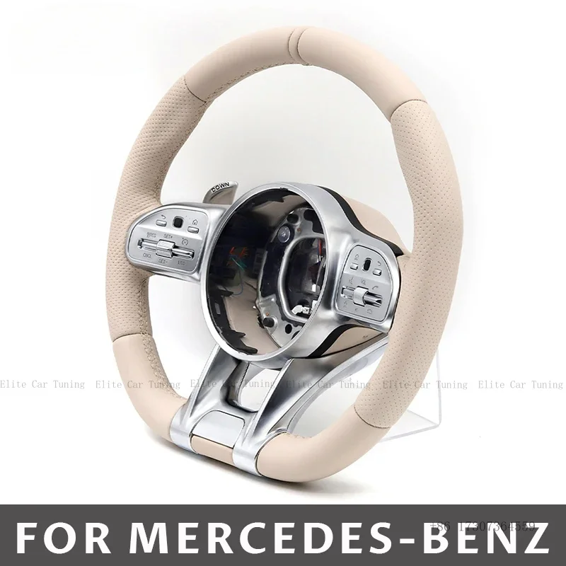 

Бежевые рули для автомобилей Mercedes-Benz AMG GLA GLC GLB GLE CLA SLC CLS GLK W204 W205 W211 W212 W124 W164, автомобильные аксессуары
