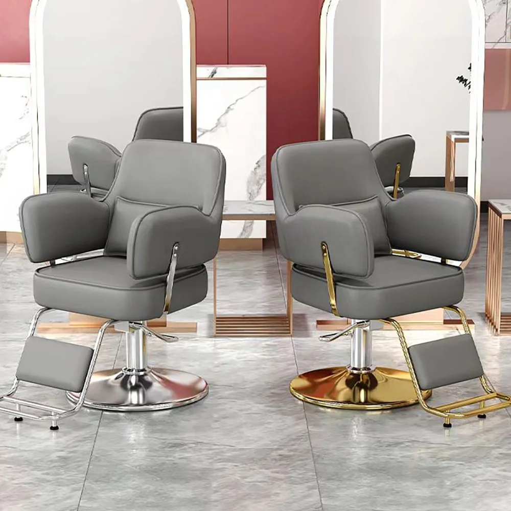 Modern Design Styling Barber Chair ABS+Synthetic Leather+Steel Construction CE ROHS Certified For Beauty Salons Hotels Outdoor