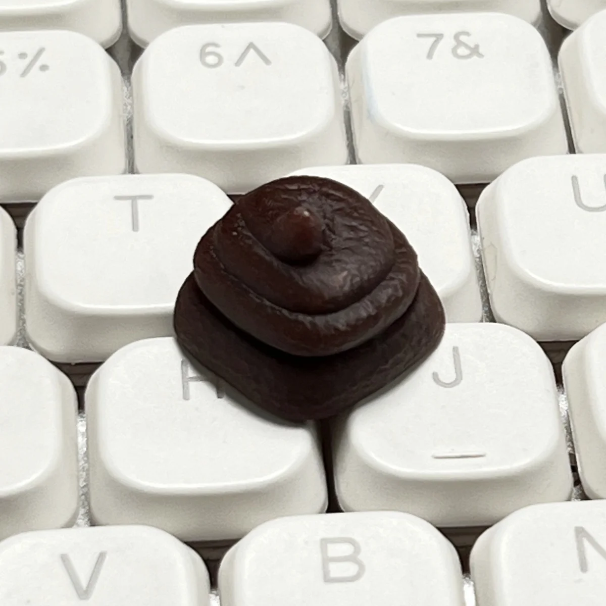 Забавные колпачки для клавиш Poop ESC, колпачки для игровых клавиш с перекрестной осью, механическая клавиатура, колпачки для клавиш, аксессуары для ПК, замена кнопки, подарок другу на день рождения