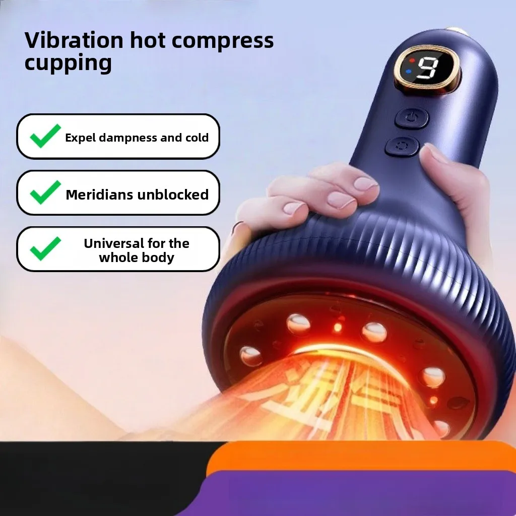 

Electric Scraping Instrument Cupping Artifact Shoulder and Neck Dredging Meridian Brush Home Massage