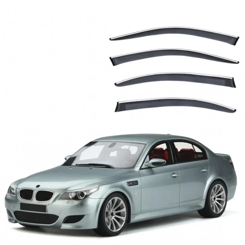 Window Visor Side Window Deflector Weather Shields For BMW M5 2004 2005 2006 2007 2008 2009 2010 2011 2012 2013 2014 2015 -2025