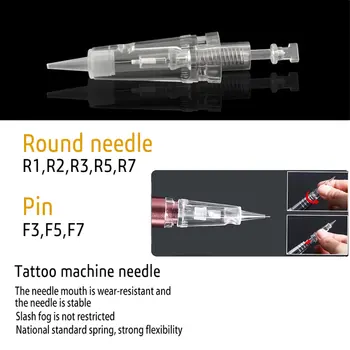 Jehly na obočí a rty Profesionální jednorázové semi-permanentní make-up tetovací jehly R1 R2 R3 R5 R7 pro kazetový stroj 10 nejlepší prodej Dr. Pen M8 - №3