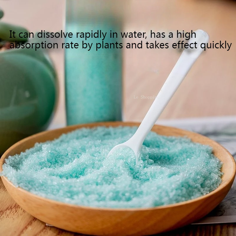 Ferrous Sulfate/acidic Flower-growing Fertilizer Prolongs The Flowering Period and Improves Yellow-leaf Green Plants and Potted