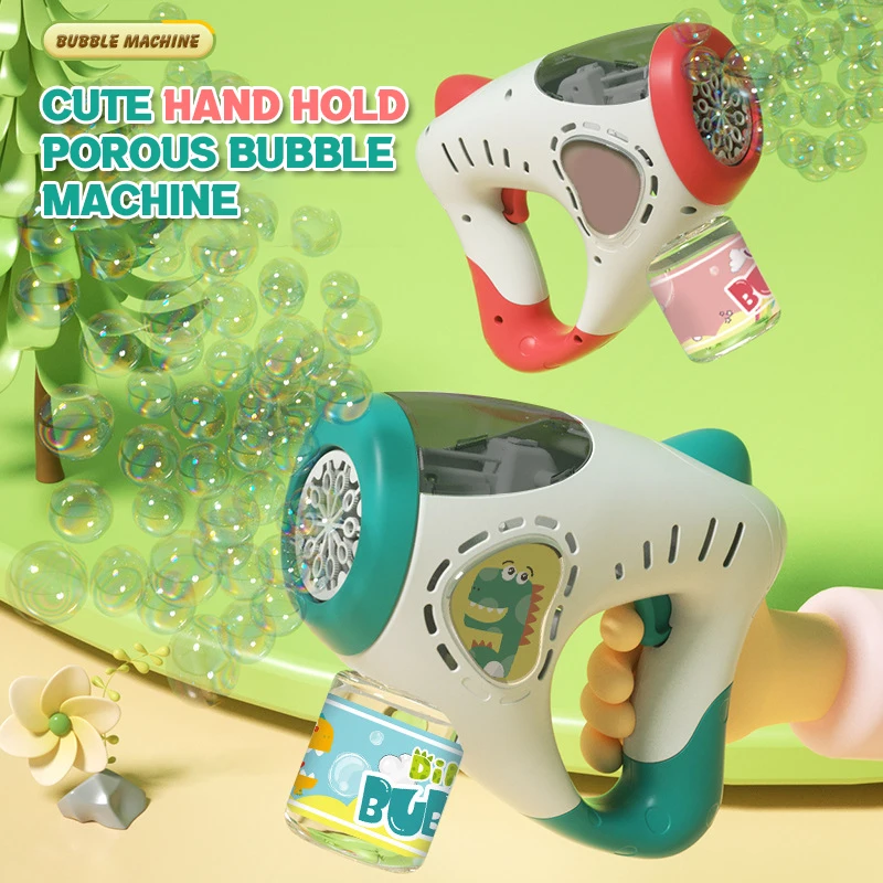 

Portable Bubble Machine Children Gift Electric Bubbles Gun Electric Maker Kids Toy Soap Blowers with Bakcpak Summer Party Games