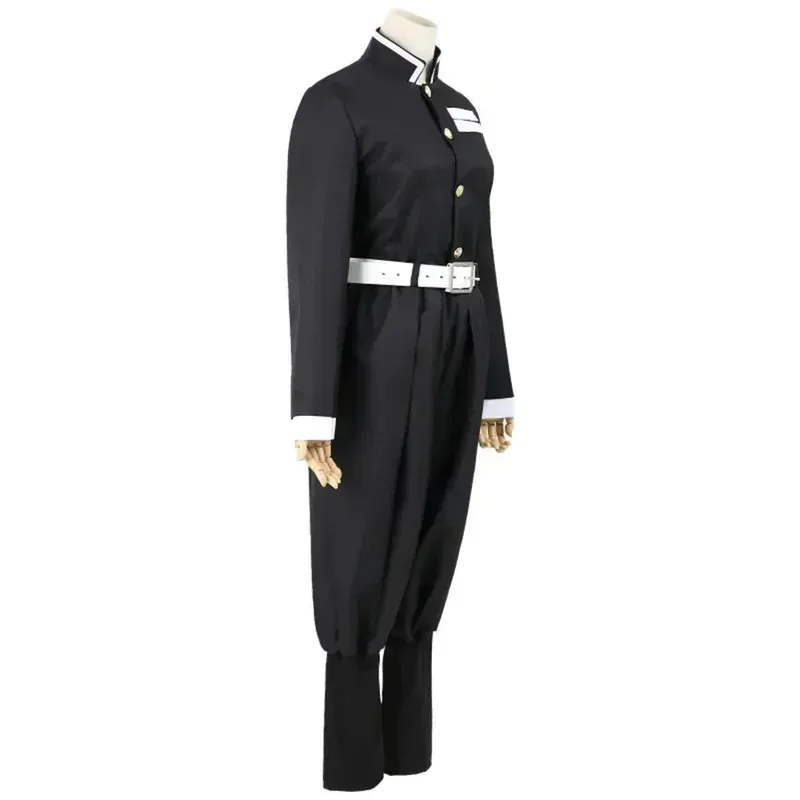 

CyAdult Kids Demon Slayer Corps Kimetsu no Yaiba Kisatsutai Kamado Tanjirou uniform Agatsuma Zenitsu Cosplay Costume Anime Cloak
